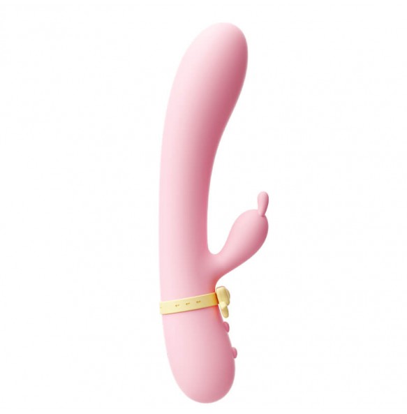 MizzZee - Moon Rabbit Heating Dual Vibrator Massage Wand (Chargeable - Pink)